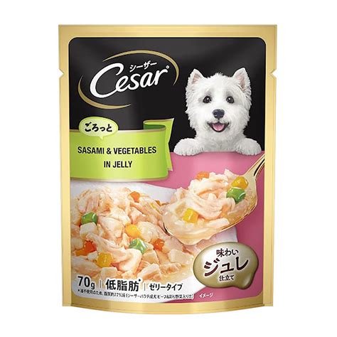 Cesar Gourmet Wet Food for Adult Dogs, Sasami & Vegetables flavour