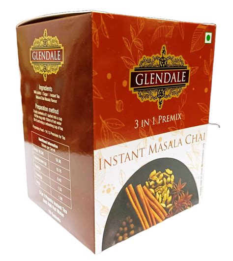 GLENDALE Instant Masala Chai 140 g | Pack of 1 | Total 140 g | 3 in 1 ...