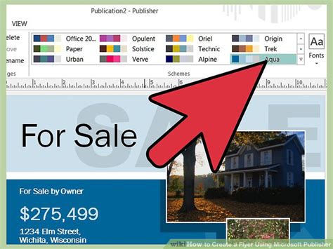 Image result for How to Make a Flyer Using Publisher