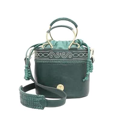 Hidesign Bedouin 02 Women'S Party Bucket Bag - Green - M : Amazon.in ...