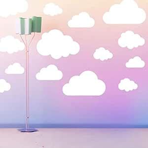 JURUOXIN Clouds Vinyl Wall Art Sticker Decal Kids Room Nursery ...