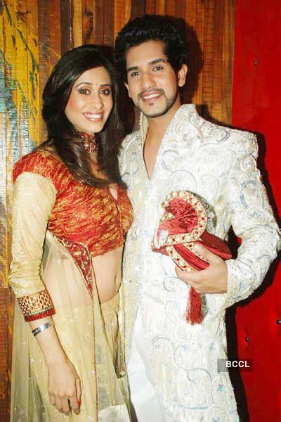 Kishwar Merchant with boyfriend Suyash Kumar during Saazish Sidhu and ...