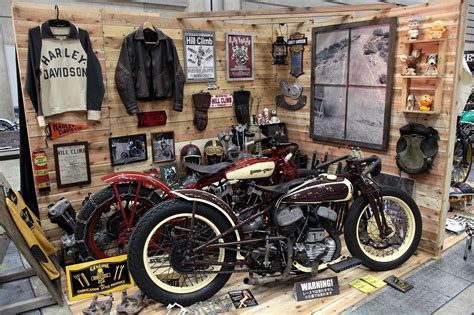 vintage motorcycle shop