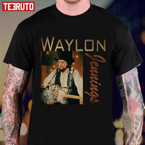Waylon Vintage Waylon Jennings Unisex T-Shirt - Teeruto