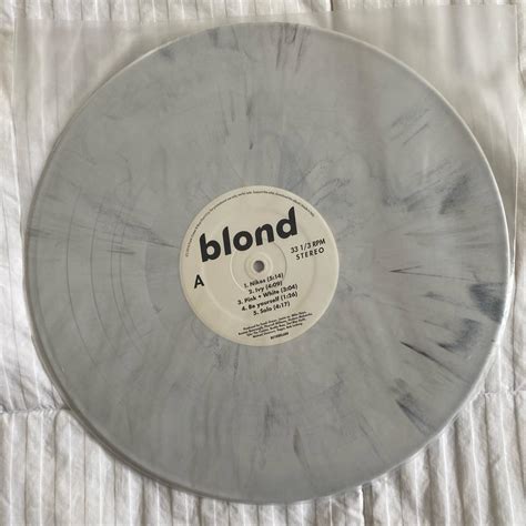 FRANK OCEAN BLOND VINYL • unofficial pressing •... - Depop