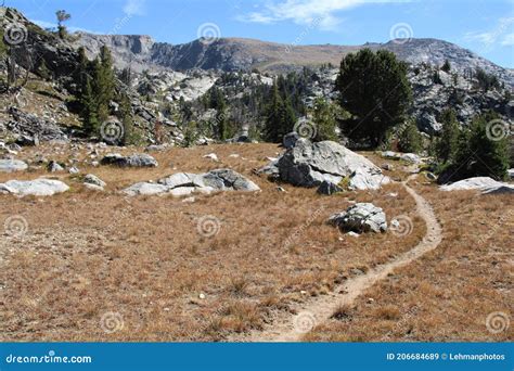 Continental Divide Trail Wind River Range Wyoming Stock Image - Image ...