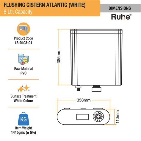 Cistern Flush Tank for Toilet Seat & Indian Style Toilets – Ruhe