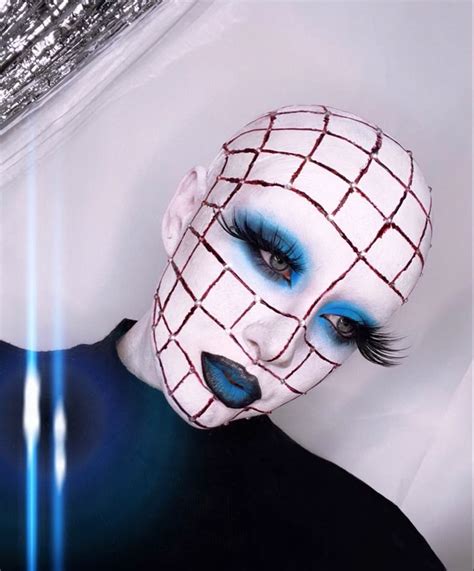 Image result for Pinhead Makeup Tutorial