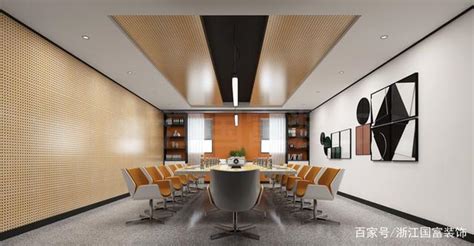 外资企业办公室装修案例（1200平）-外企办公室设计