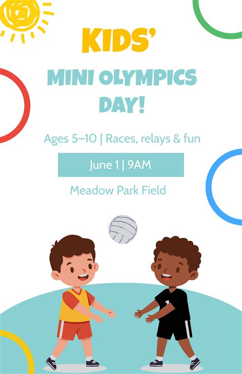 Sports Poster Kids Made 的图像结果