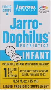Jarrow Formulas Jarro-Dophilus Infant, Probiotic Drops, 0.51 fl oz. (15 ...