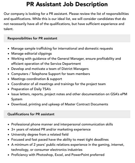 Image result for PR Assistant