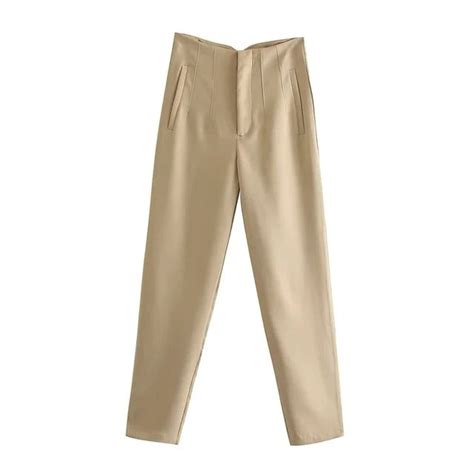 Victoria pegged High Waist Trousers – TrenBee