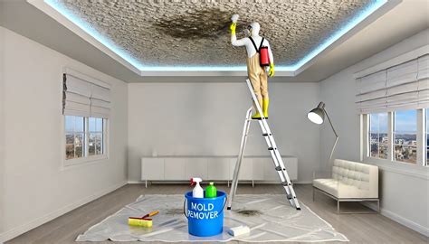 Image result for Remove Mold From Textured Ceiling