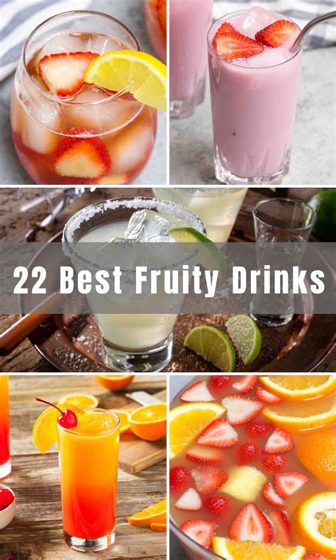 22 Best Fruity Drinks (Sweet Alcoholic Drinks & Non-Alcoholic Fruity ...
