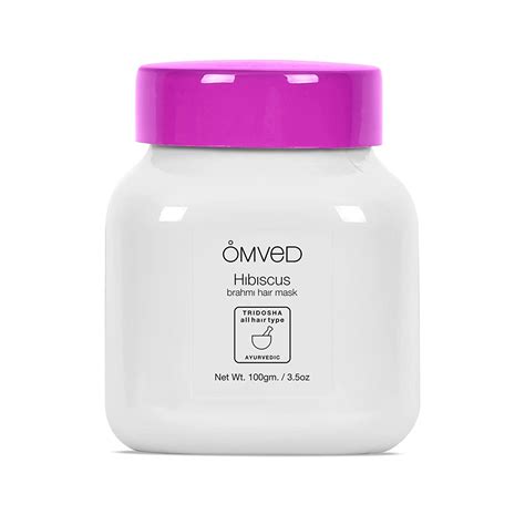 Omved Hibiscus Brahmi Hair Mask - Ayurvedic Hair Pack Powder with 14 ...