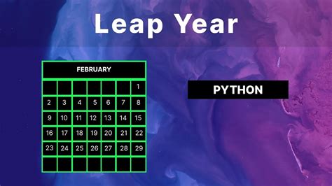 Image result for Leap Yerar Python