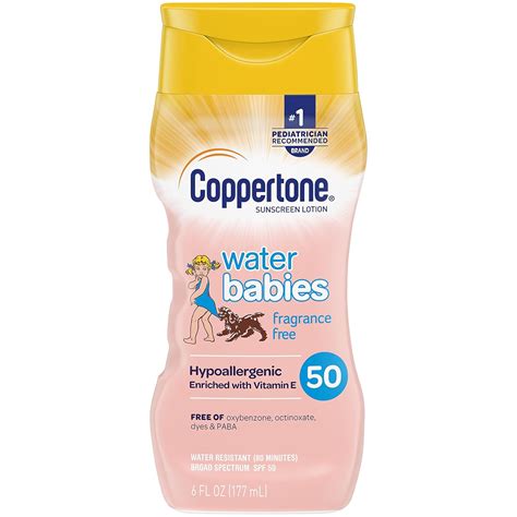 Amazon.in: Buy Coppertone WaterBABIES Sunscreen Pure & Simple Free ...