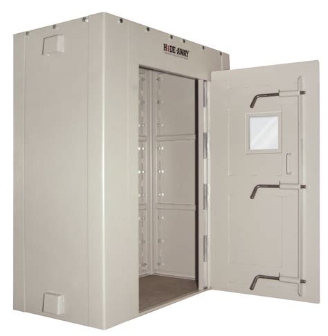 Hide-Away® Corner Unit Modular Safe Room Tornado Shelter – Assisted Lifting