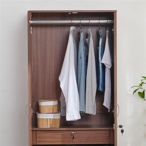 Buy Helios Alton 2-Door Wardrobe - Walnut from Timberlite by Home ...
