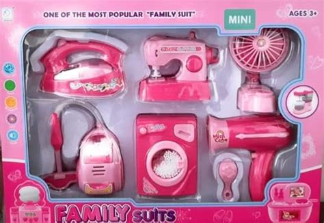 Buy FunVilla Kitchen Utility 6 in 1 Household appliances Play Set with ...