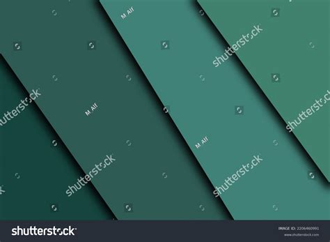 Abstract Drawing Elements Viridian Colors Placed Stock Illustration ...