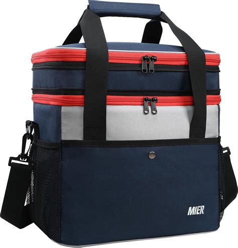 Amazon.com: MIER Large Lunch Box for Men Insulated Big Lunchbox Cooler Bag for Adult Work ...