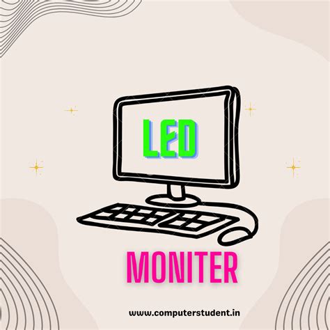 LED मॉनिटर क्या है? || इसके प्रकार एव्ं विशेषताएं