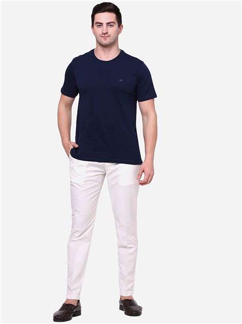 Off-White Solid Cotton Silk Aligarhi Pajama – The Kurta Company