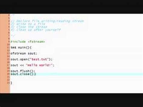 Image result for CFile Input/Output Tutorial
