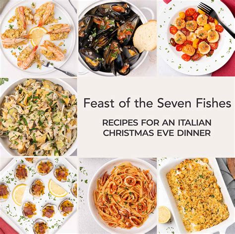 Printable Italian Tradition Seven Fishes Recipes Christmas Eve The