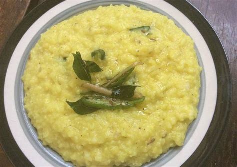 Huggi/ Pongal - with Navane/Foxtail Millet Recipe by Mamatha Rao - Cookpad