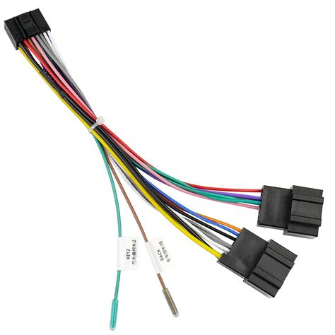 Aftermarket Car Radio Stereo Wiring Harness Adapter 16 Pin Connector ...