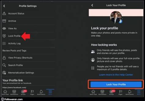 Image result for How to Enable Lock Profile in Facebook Using Browser