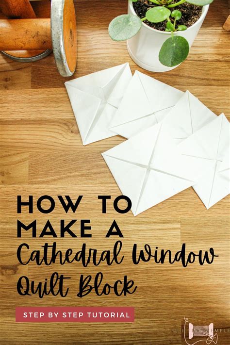 Image result for Cathedral Window Quilt Block Tutorial
