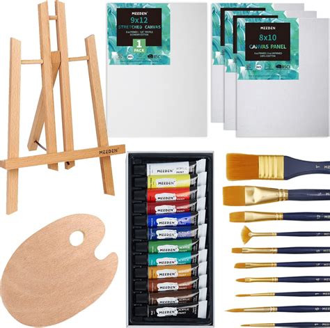 MEEDEN 28pcs Acrylic Painting Set with Tabletop India | Ubuy