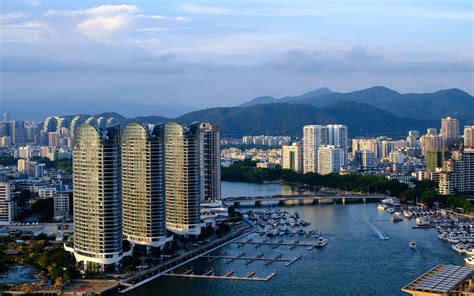 Download wallpaper 3840x2400 city, buildings, aerial view, skyscrapers ...