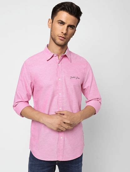 Buy Pink Shirts for Men Online in India