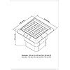 Earth Inspection Housing/Earth Pit Chamber with Lid. Black Housing and ...