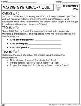 Image result for Performance Task 6th Grade Math