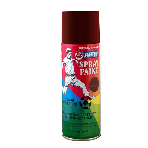 ABRO SP-142 Multipurpose Colour Spray Paint Can (400ml, Anti-Rust Brown ...