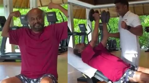 Age is just a number! Rajinikanth’s resort workout video breaks the ...