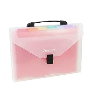 Divik Letter A4 Size File Organizer with Handle - 7 Pocket Expanding ...