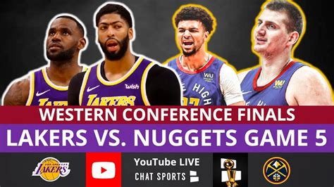 Lakers vs. Nuggets LIVE NBA Playoffs Game 5 - Live Streaming Scoreboard, Reaction + Stats