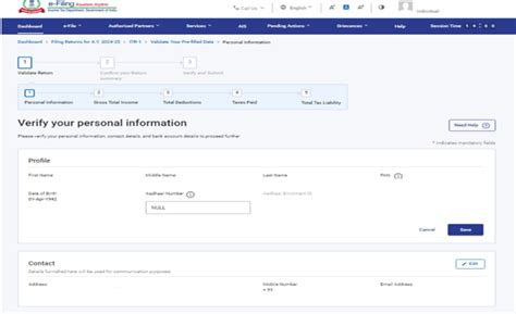 File ITR-1 (Sahaj) Online User Manual | Income Tax Department