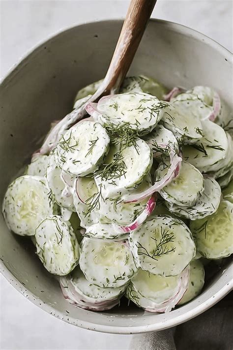 Dill Cucumber Salad: Creamy, Crisp, and Ready in 10 Minutes - The ...