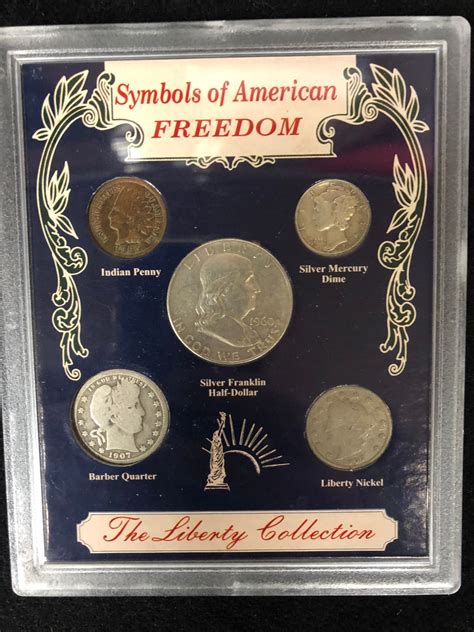 SYMBOLS OF AMERICAN FREEDOM THE LIBERTY COLLECTION (USA COIN SET)