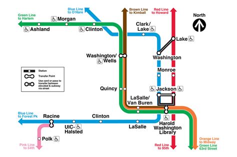 Green Line Route Map