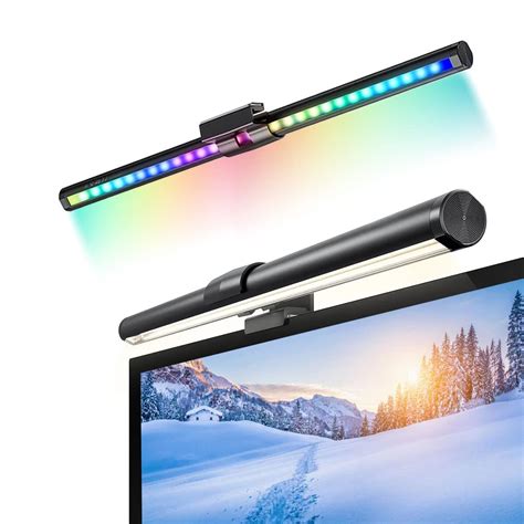 Monitor Light Bar, ANSCHE USB Screen Light Bar Dual Light with Touch ...