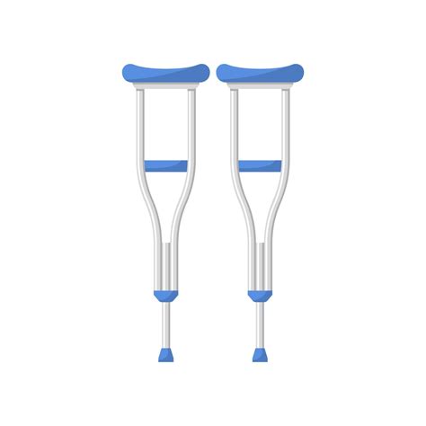 muletas vector aislado sobre fondo blanco 14718651 Vector en Vecteezy